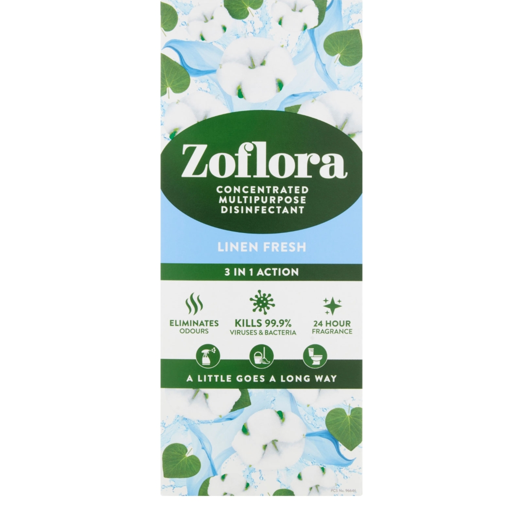 ZOFLORA DISINFECTANT FRESH LINEN 500ML