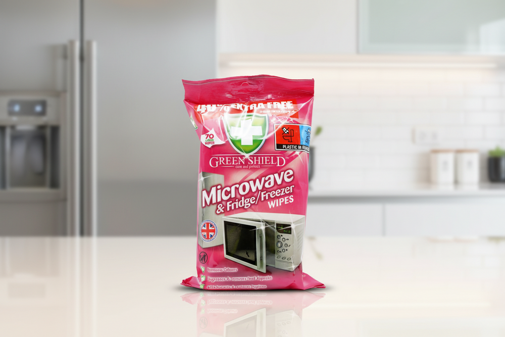 Greenshield Microwave Fridge & Freezer Wipes 70 Pack