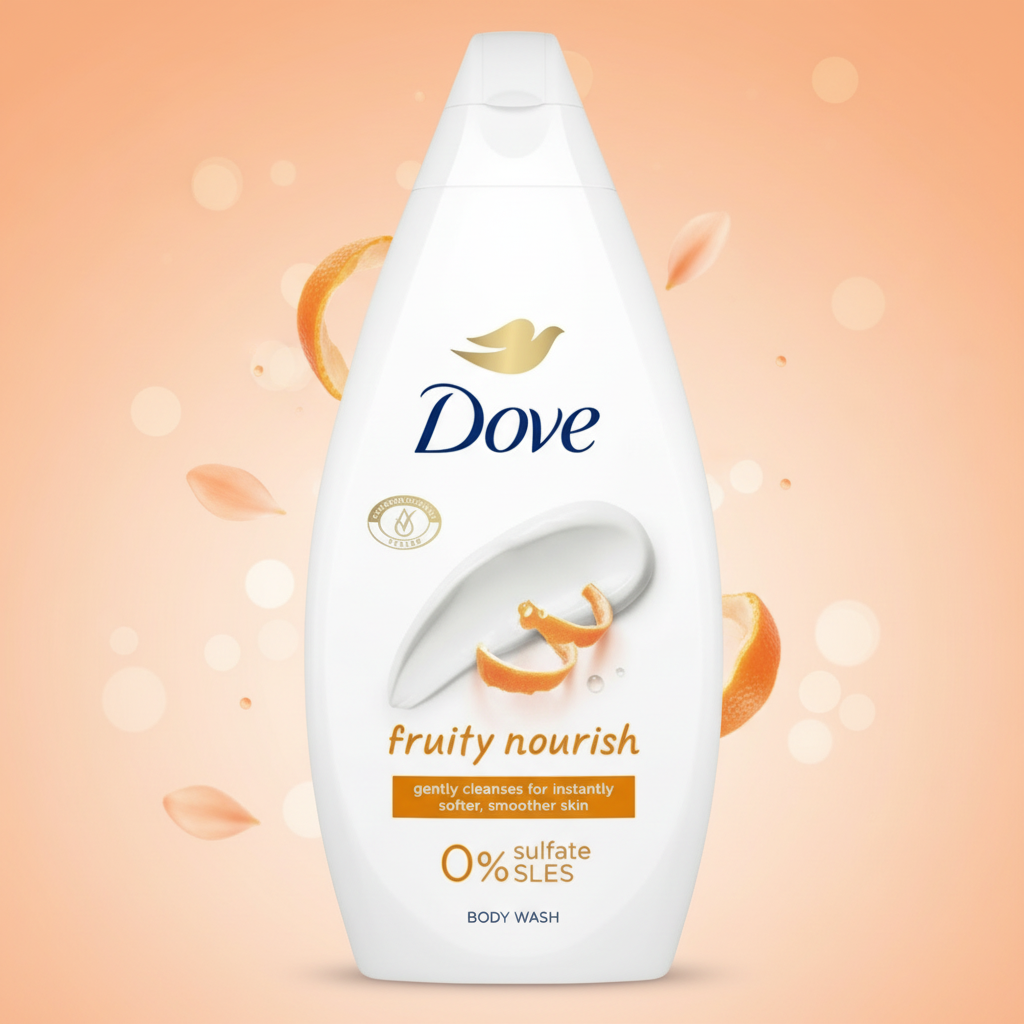 DOVE BODYWASH FRUITY NOURISH 450 ML