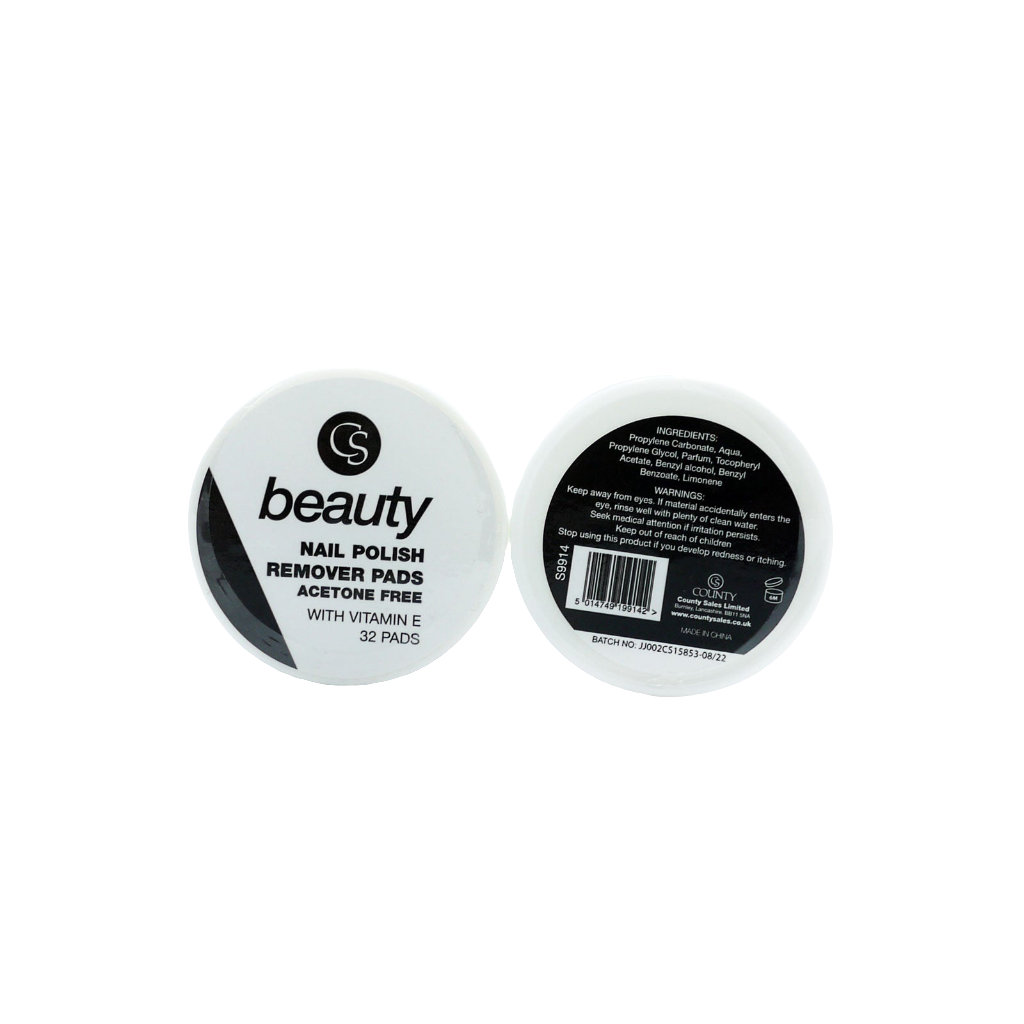 CS BEAUTY NAIL POLISH REMOVER PADS