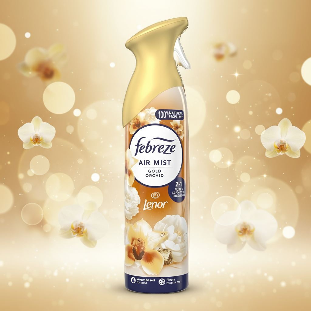 FEBREZE AIR MIST GOLD ORCHID 185ML.