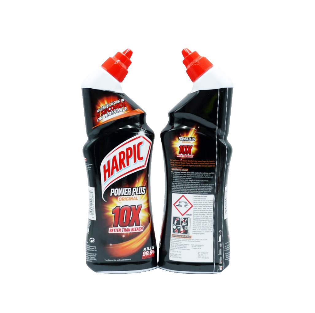 HARPIC POWER PLUS TOILET CLEANER CITRUS 05/26 750ML