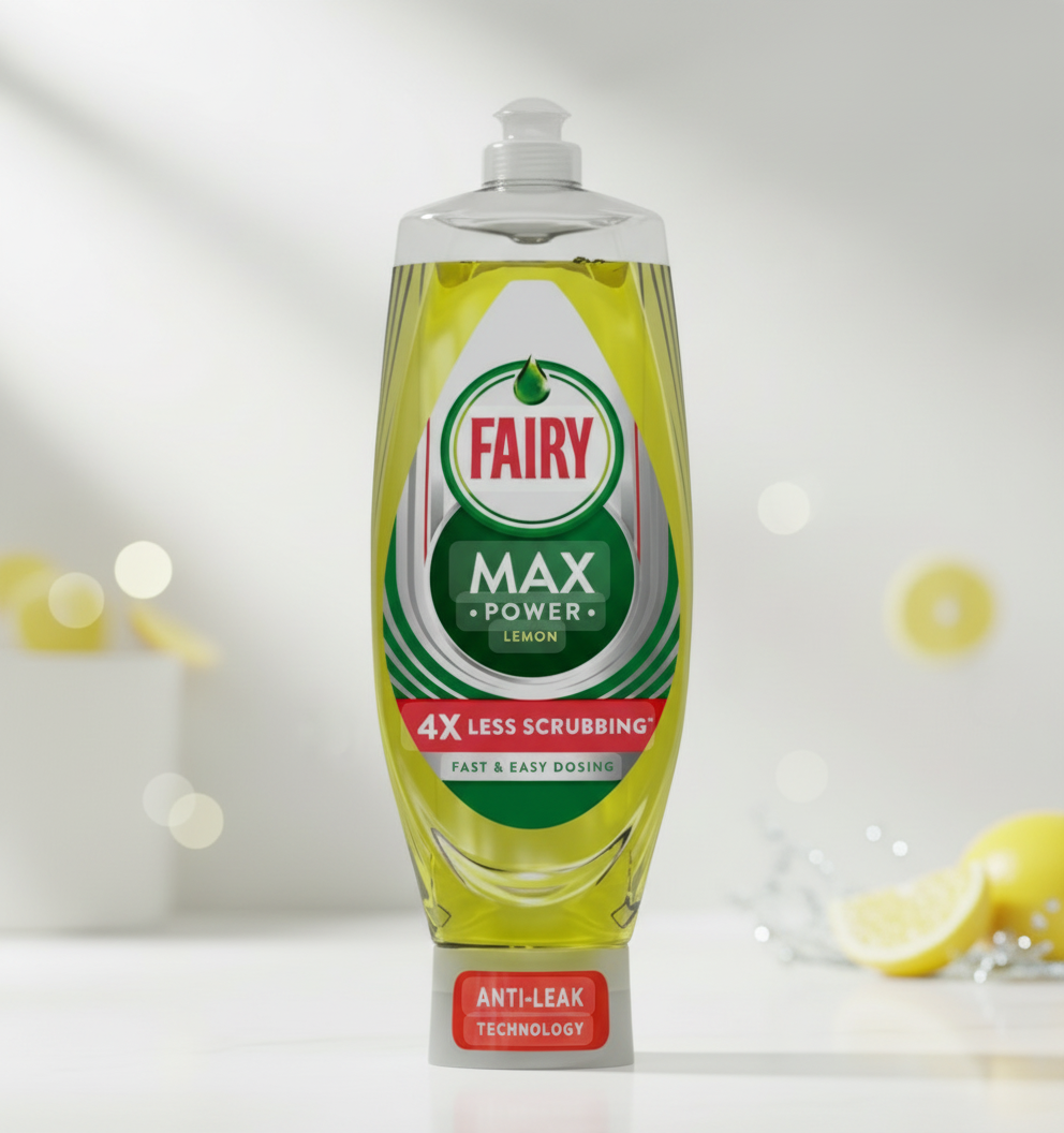 FAIRY LIQUID MAX POWER LEMON 640ML