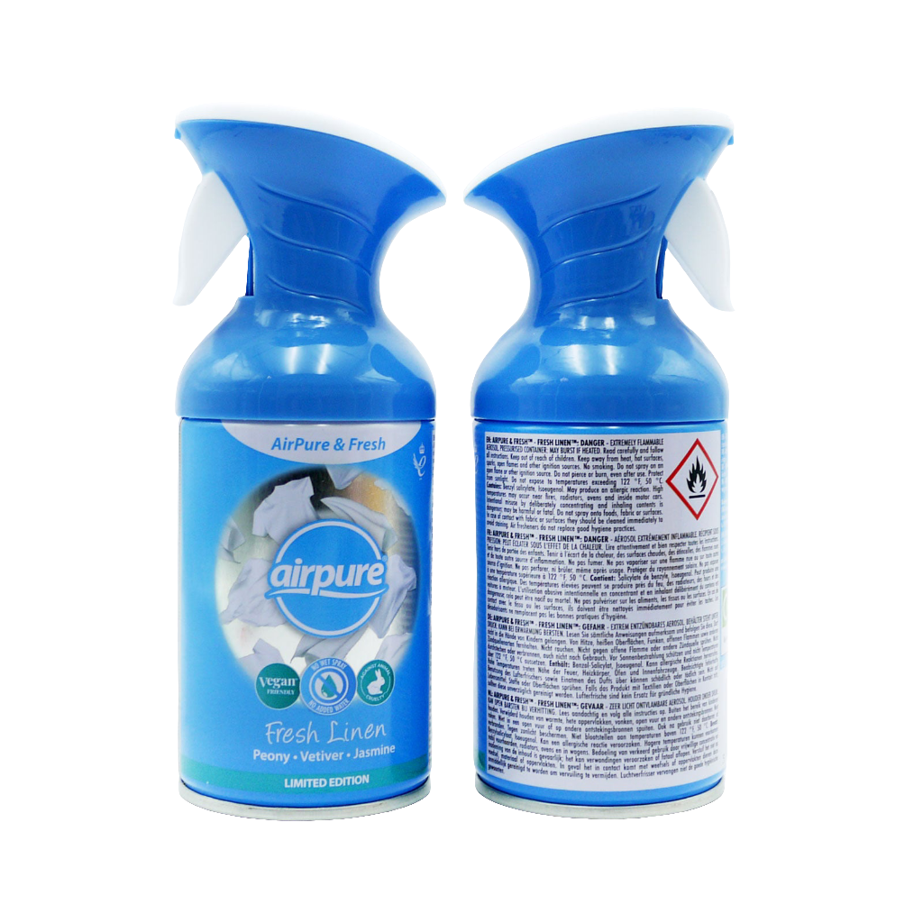 AIRPURE & FRESH TRIGGER SPRAY FRESH LINEN 250ML