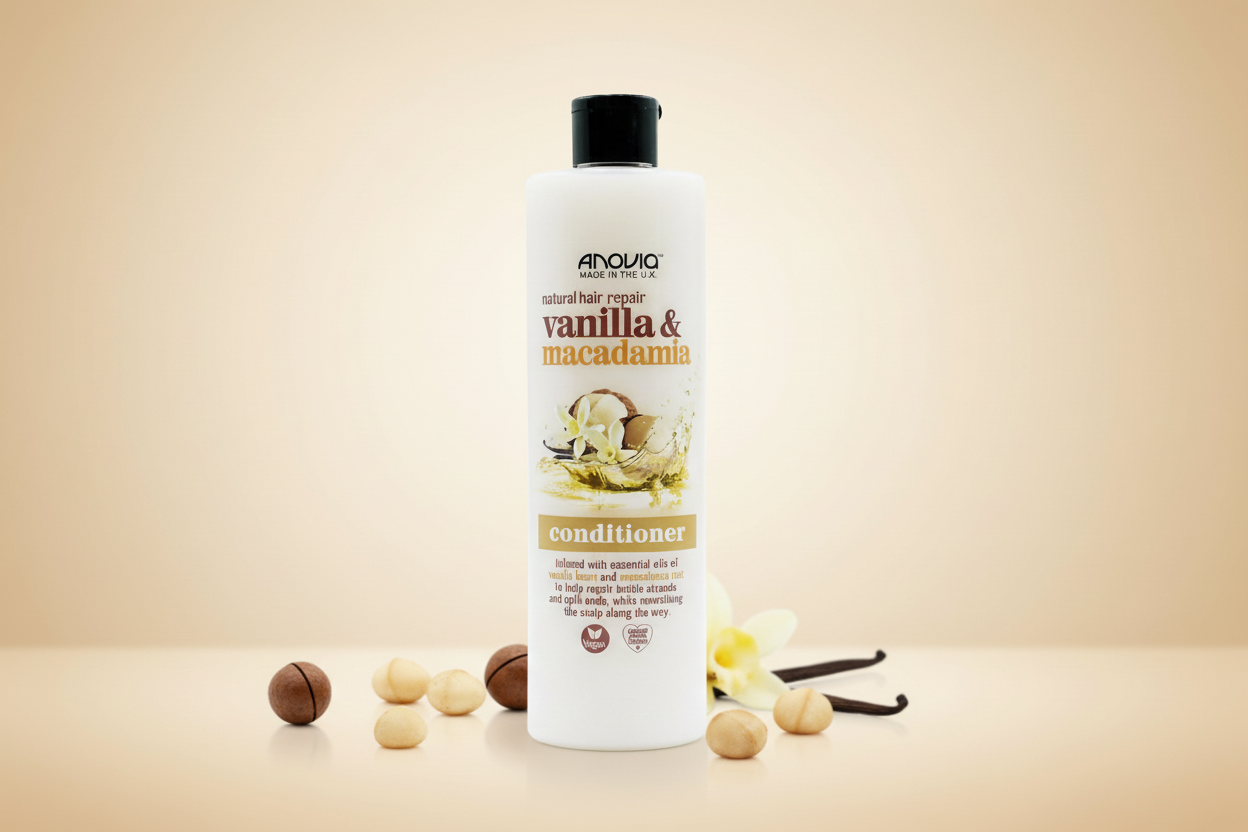 ANOVIA CONDITIONER VANILLA & MACADEMIA 415ML.