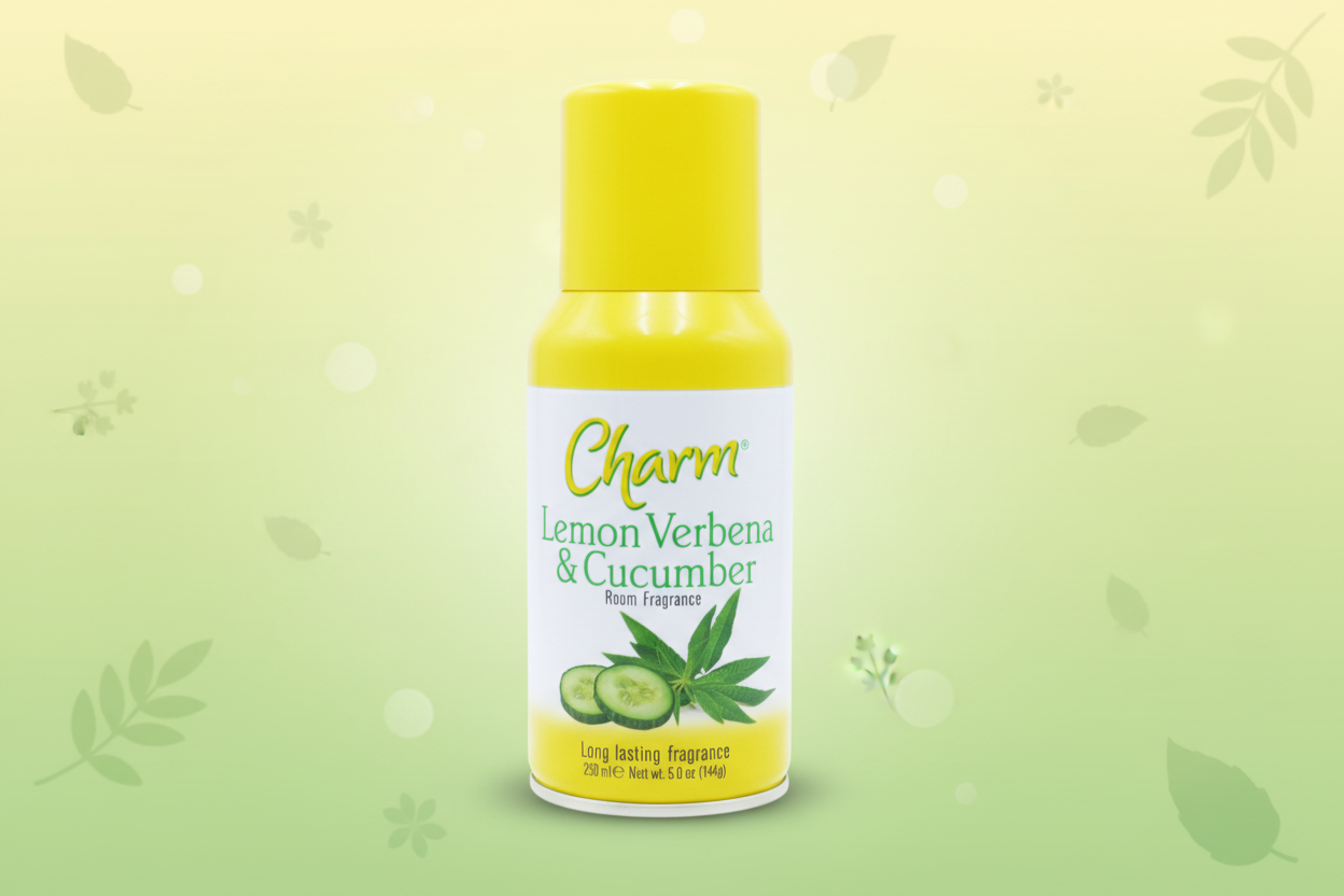 CHARM AIR FRESHENER LEMON VERB&CUC DRY 250ML