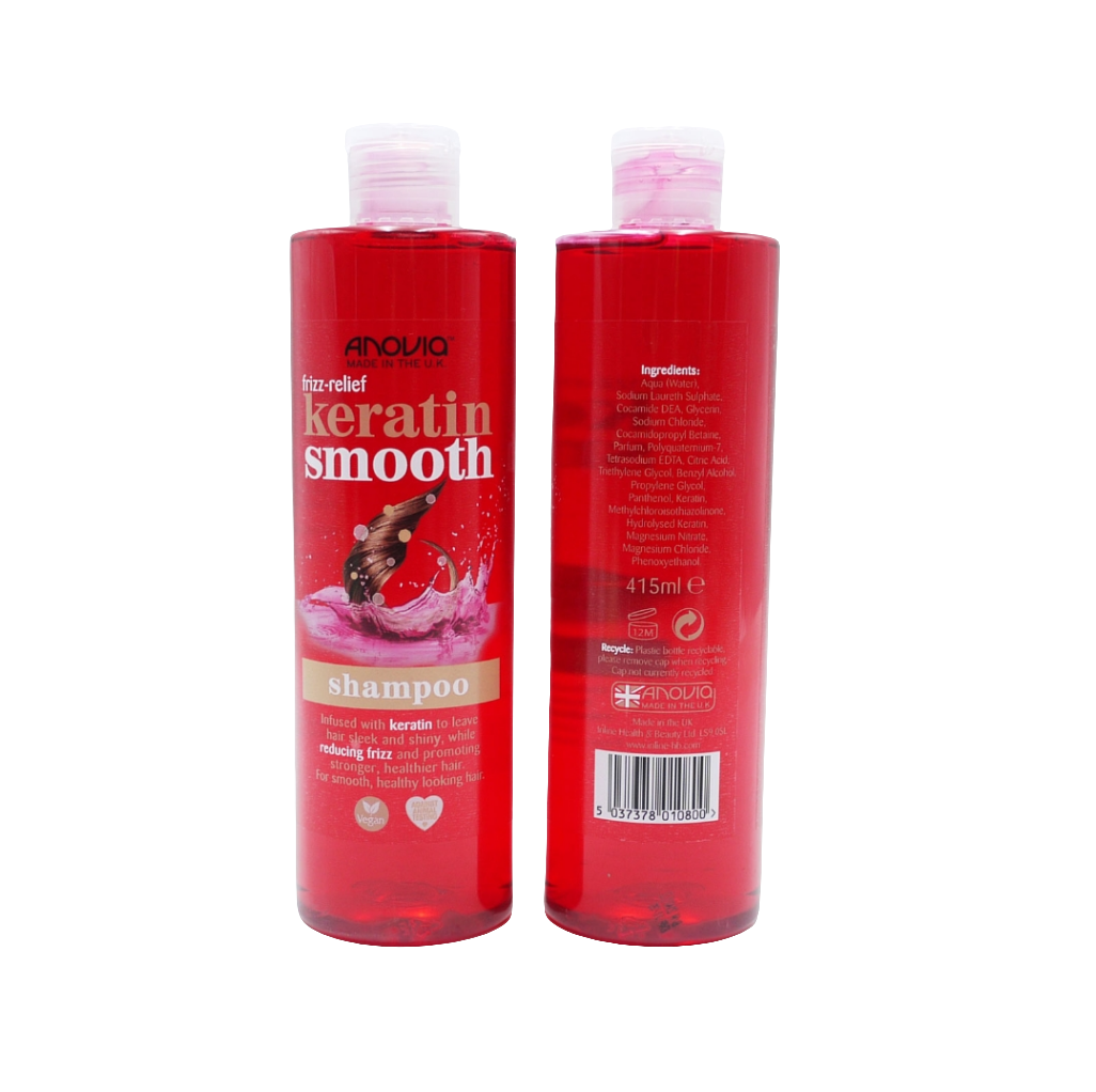 ANOVIA SHAMPOO KERATIN SMOOTH 415ML.