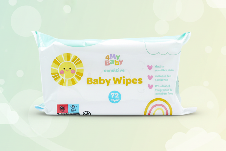 4MY BABY WIPES SENSITIVE