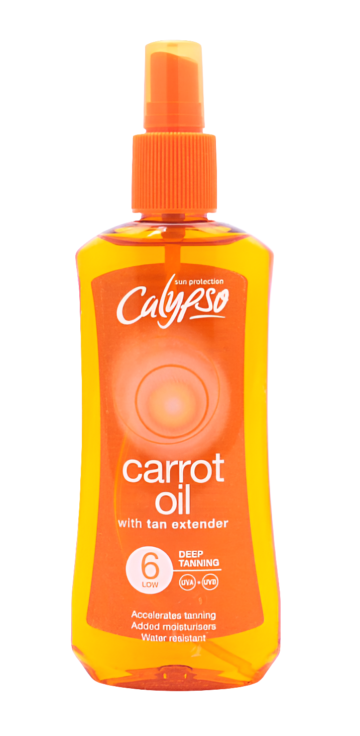 CALYPSO CARROT OIL SPF6 TAN EXTEND 200ML.