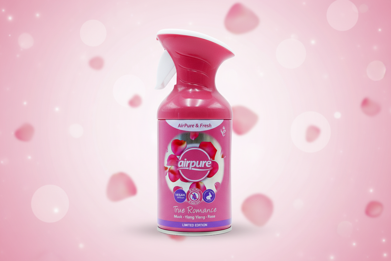 AIRPURE & FRESH TRIGGER SPRAY TRUE ROMANCE 250ML.