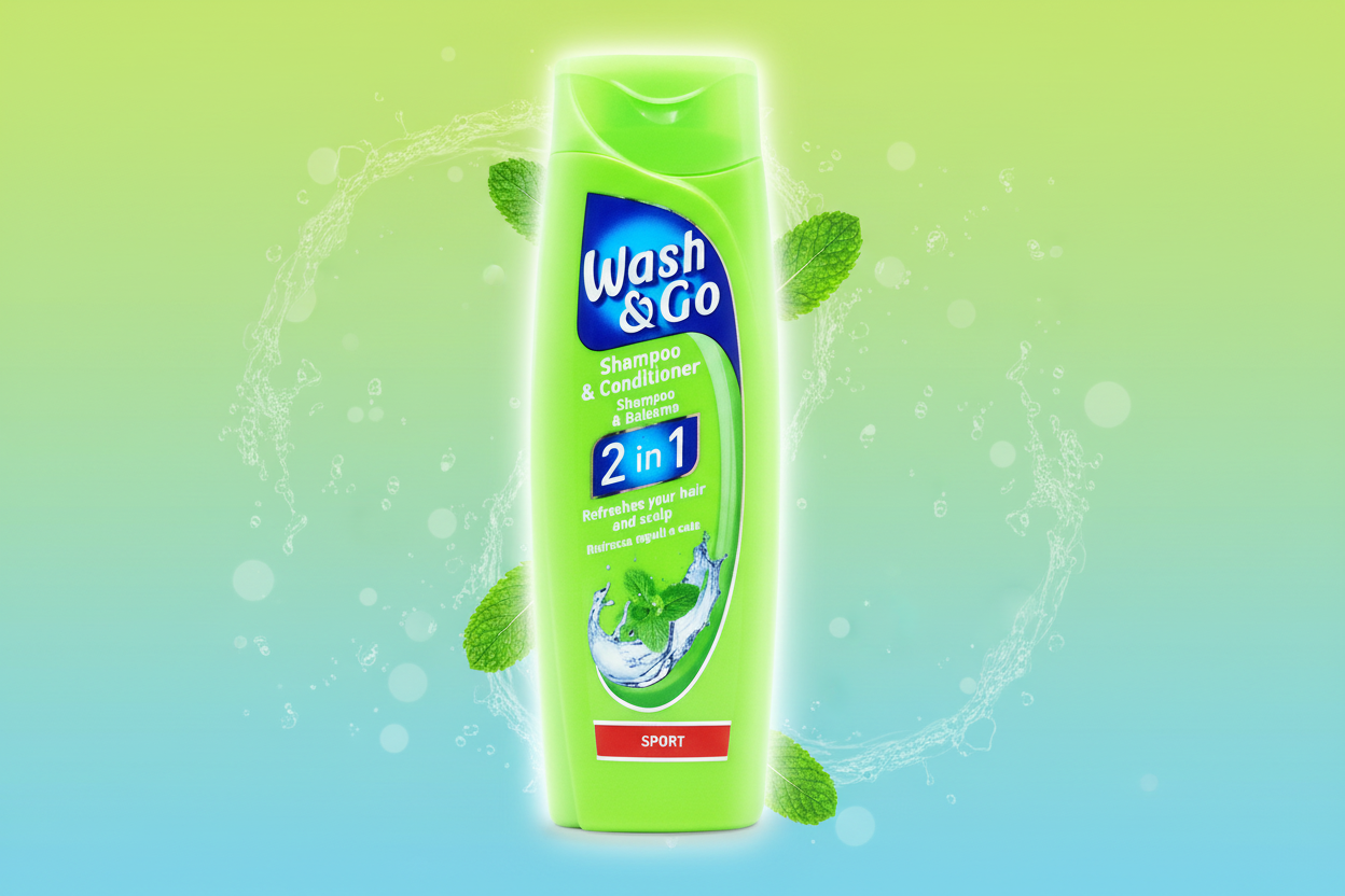 WASH & GO SHAMPOO 2IN1 SPORT 200ML