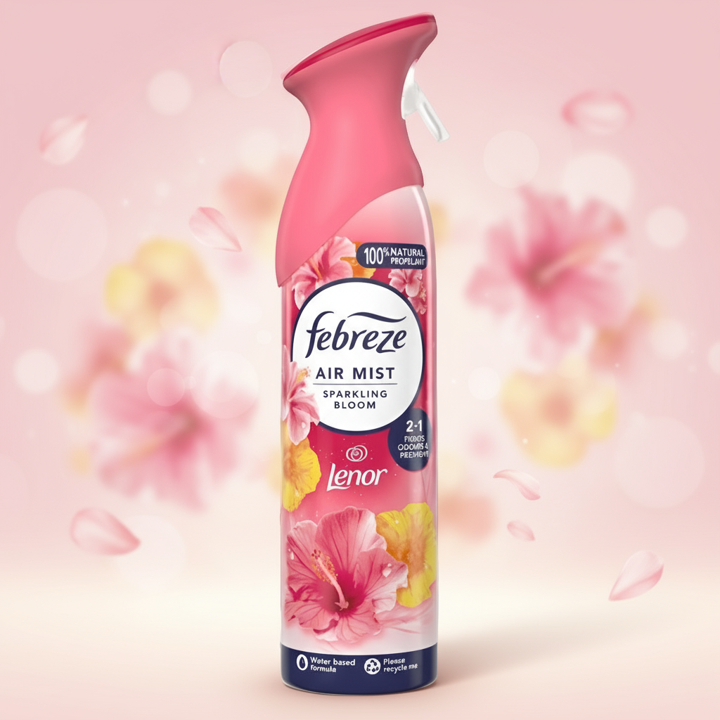 FEBREZE AIR MIST SPARK BLOOM LENOR 185ML.
