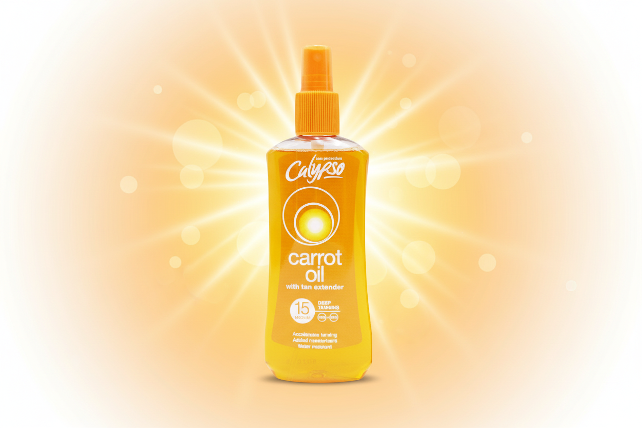 CALYPSO CARROT OIL WITH TAN EXTENDER SPF15 200ML.