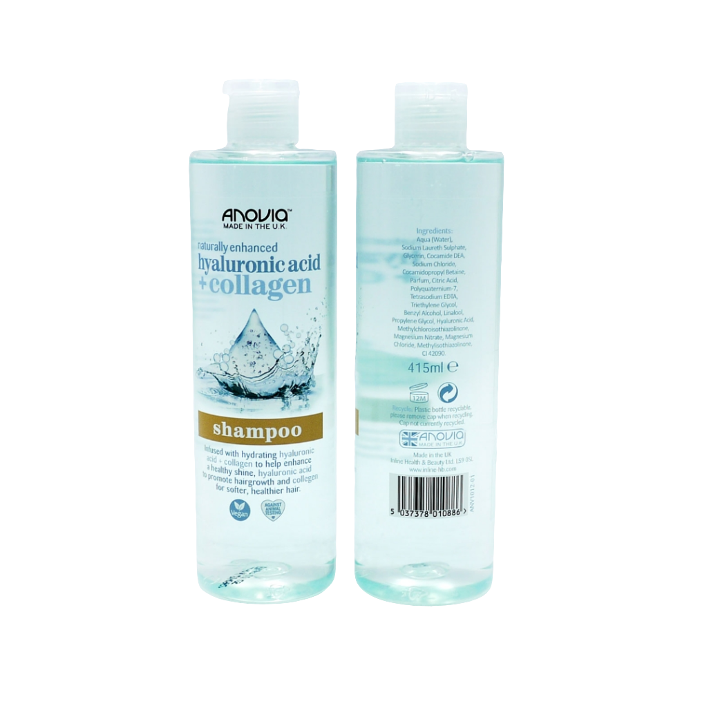 ANOVIA SHAMPOO HYALURONIC ACID & COLLAGEN 415ML.