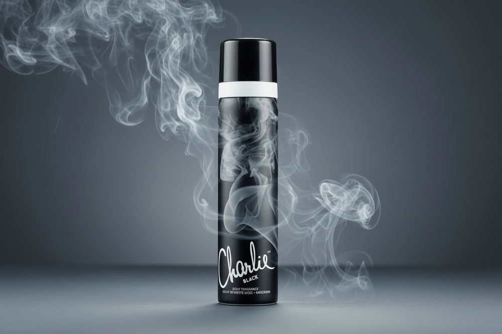 CHARLIE BODY SPRAY BLACK 75ML.