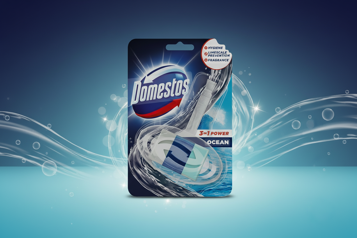 DOMESTOS RIM BLOCK 3IN1 BLUE OCEAN (C)