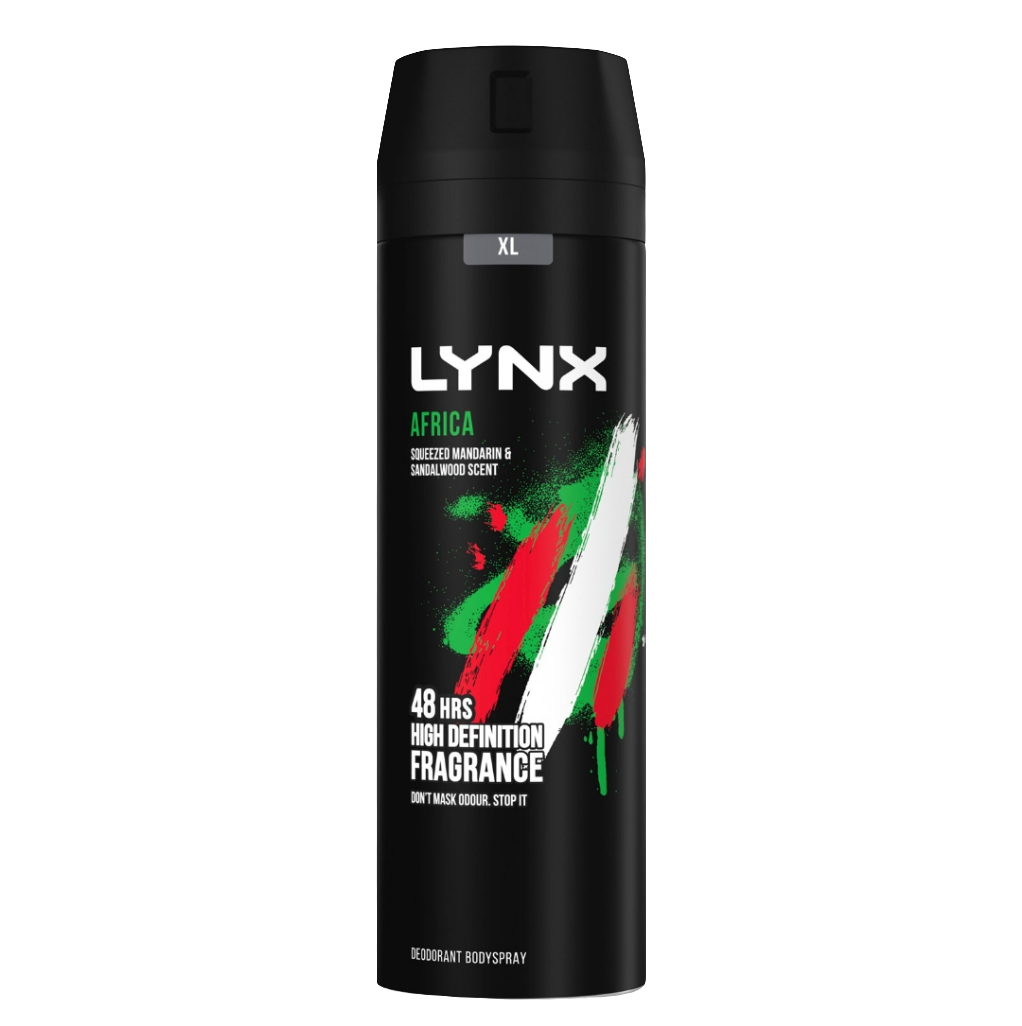 LYNX BODYSPRAY AFRICA 200ML