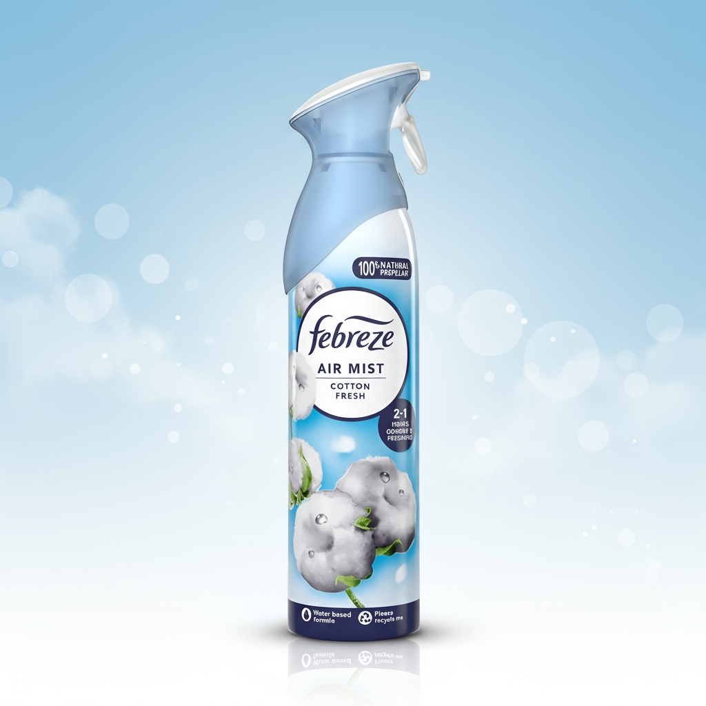 FEBREZE AIR MIST COTTON FRESH 185ML.