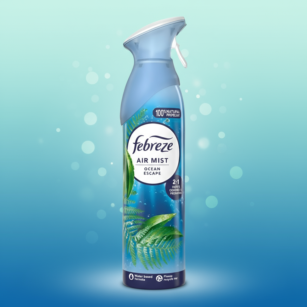 FEBREZE AIR MIST LENOR OCEAN ESCAPE 185ML.