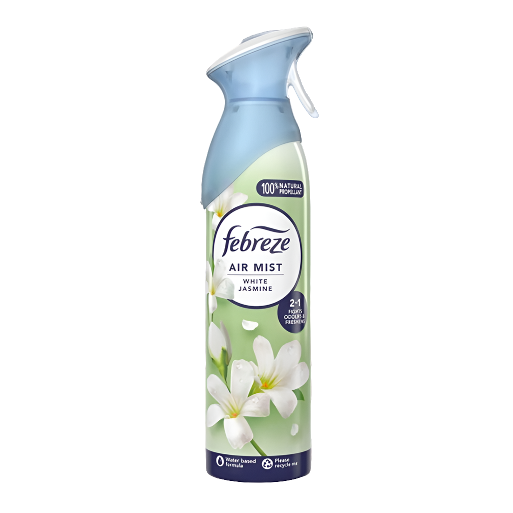 FEBREZE AIR MIST WHITE JASMINE 185ML.