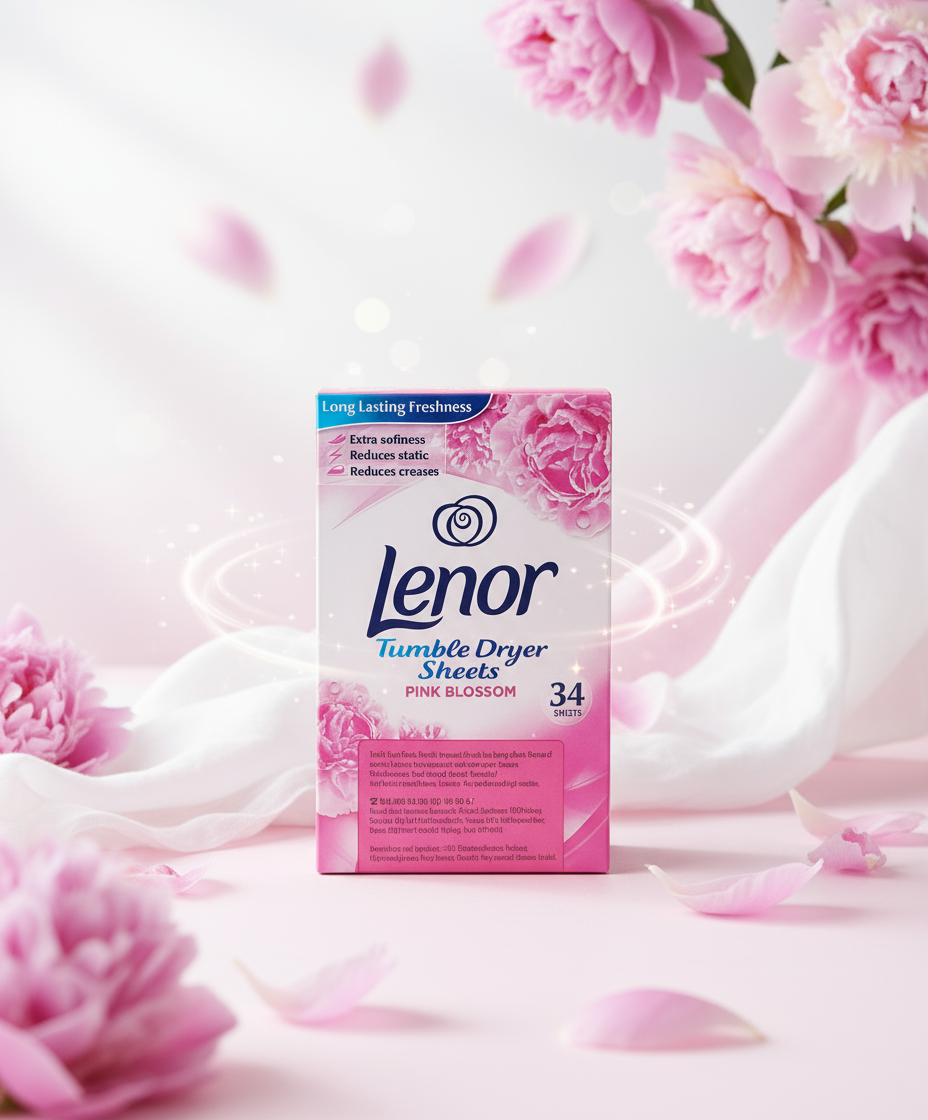 LENOR DRYER SHEETS PINK BLOSSOM