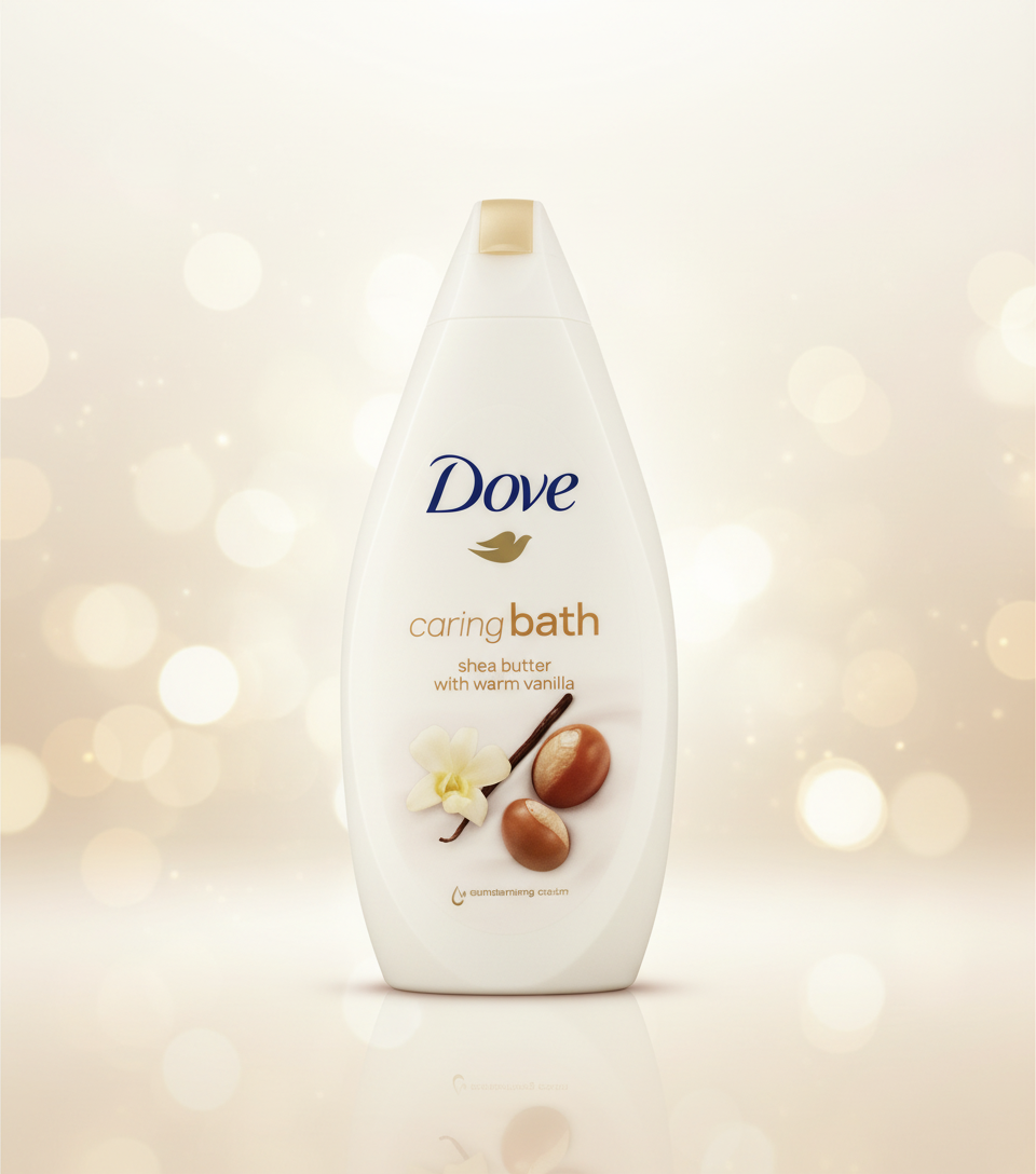 DOVE BATH SHEA BUTTER 500ML.