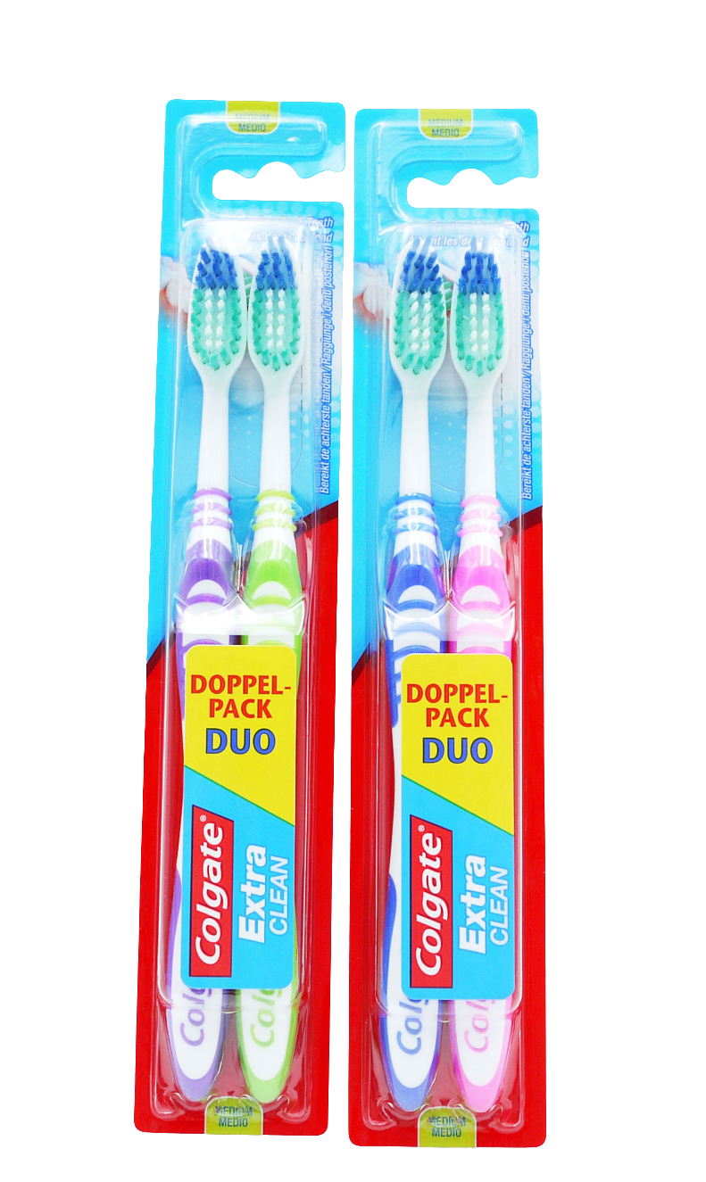 COLGATE EXTRA CLEAN TOOTHBRUSH 2PK