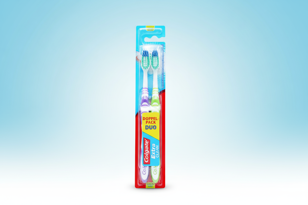 COLGATE EXTRA CLEAN TOOTHBRUSH 2PK