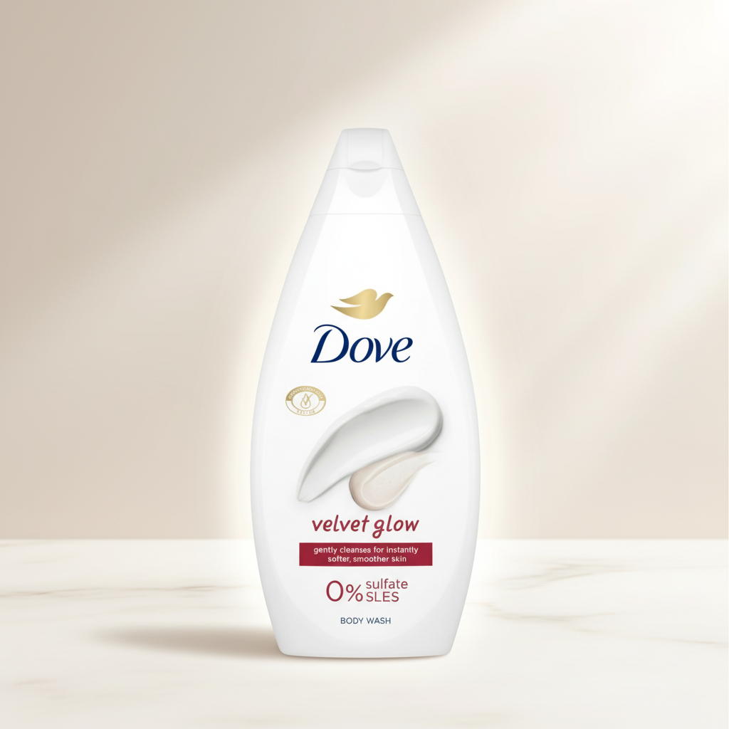 DOVE BODYWASH SILKY VELVET 450 ML