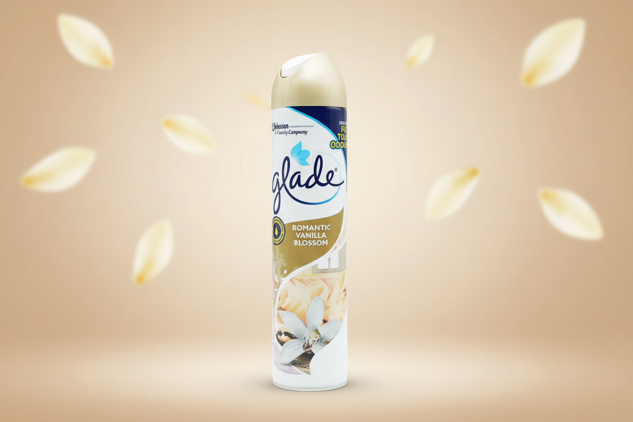GLADE ESSENCE ROMANTIC VANILLA BLOSSOM 300ML