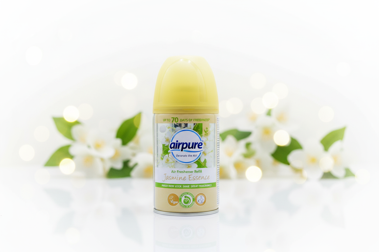 AIRPURE AIR FRESH AUTO REFILL JASMINE 250ML.