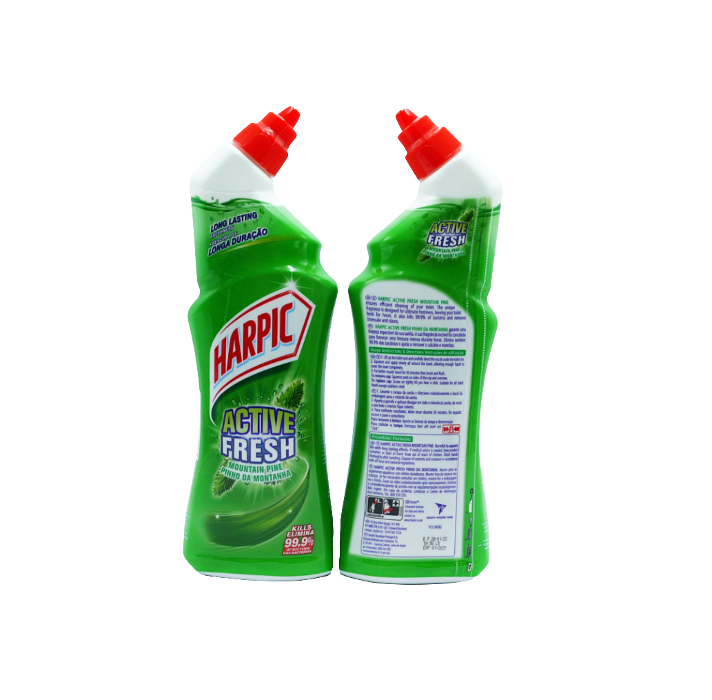 Harpic Active Fresh Mountain Pine 750ML.
