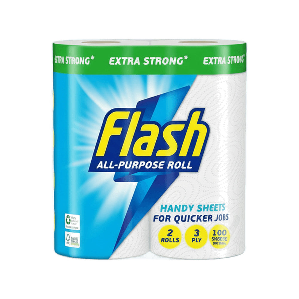 Flash Kitchen Towel Handy Sheets 2 Pack