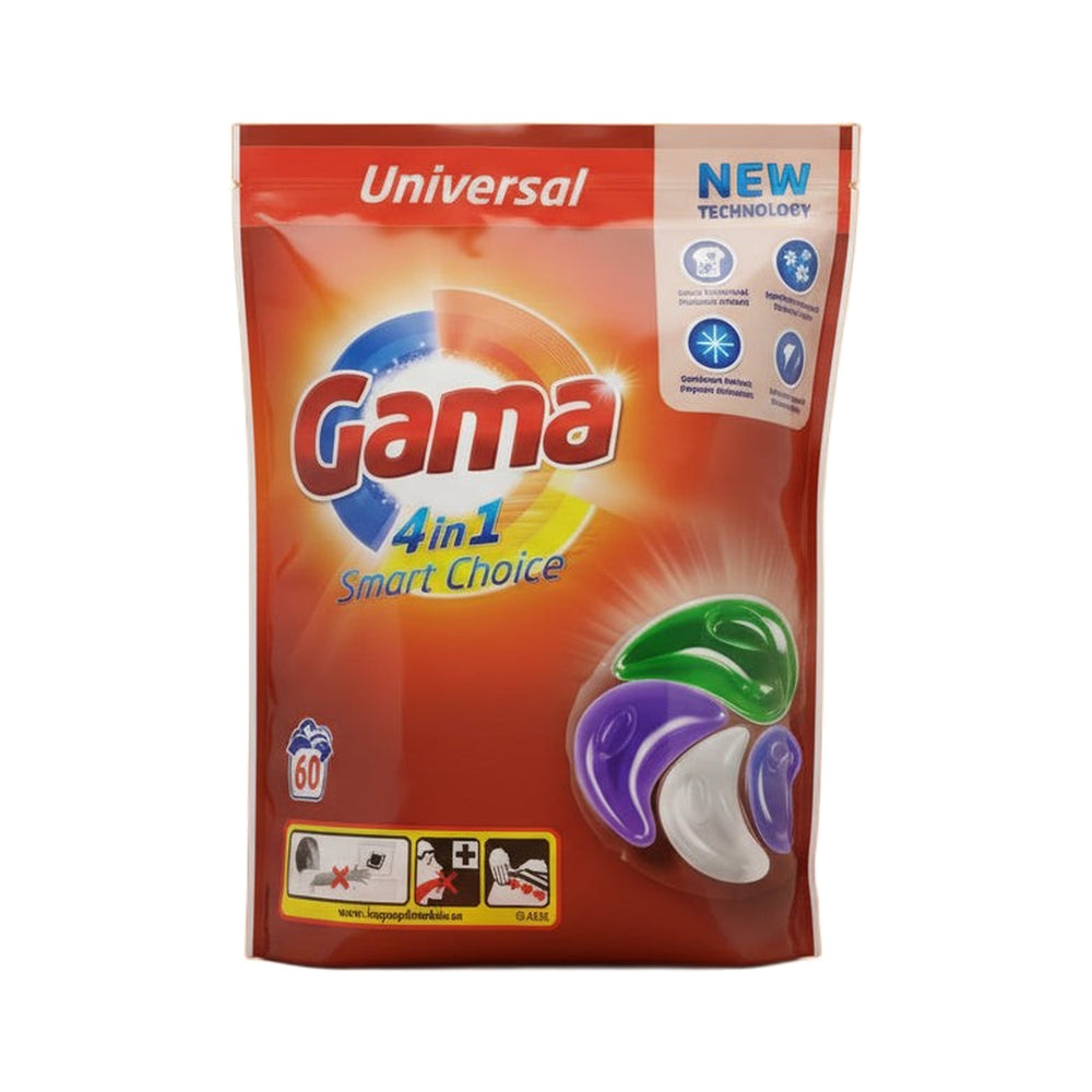 Gama Laundry Pods 4-in-1 Universal 60 Washes
