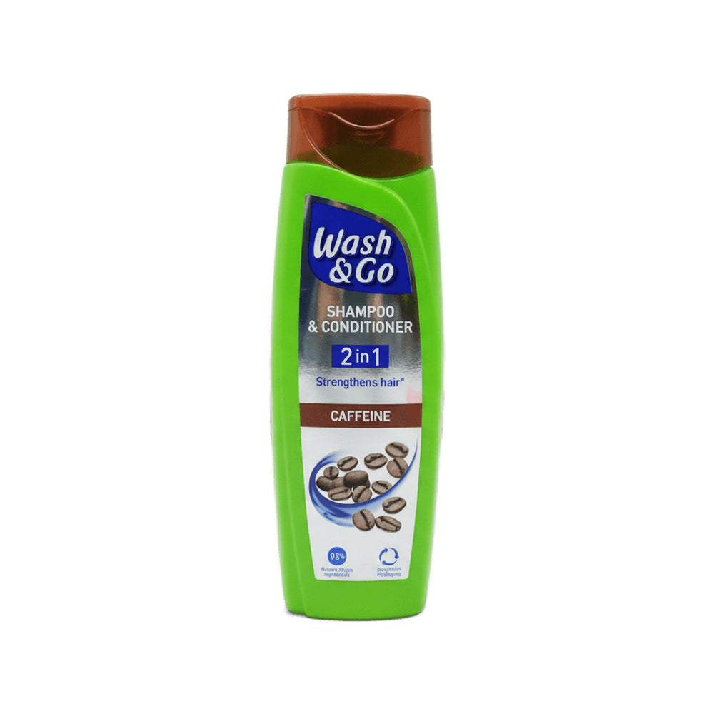 Wash & Go Shampoo 2in1 Caffeine 180ml