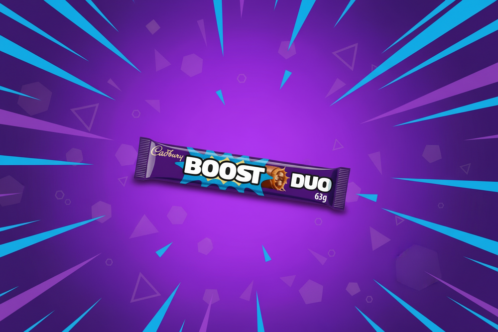 CADBURY BOOST DUO BAR 63GM