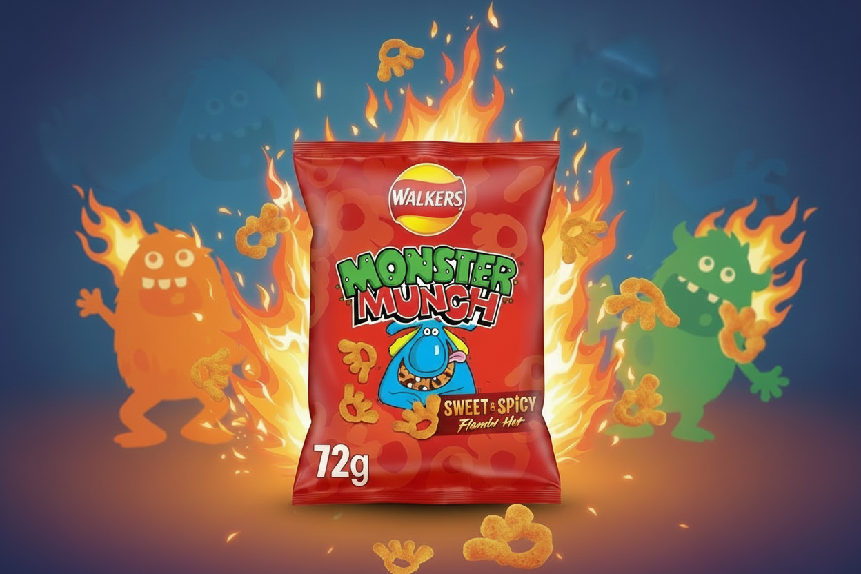 MONSTER MUNCH SWEET & SPICEY 72GM