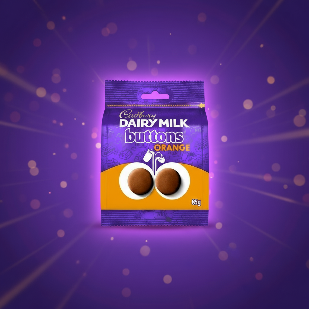 CADBURY DAIRY MILK BUTTONS ORANGE 95GM