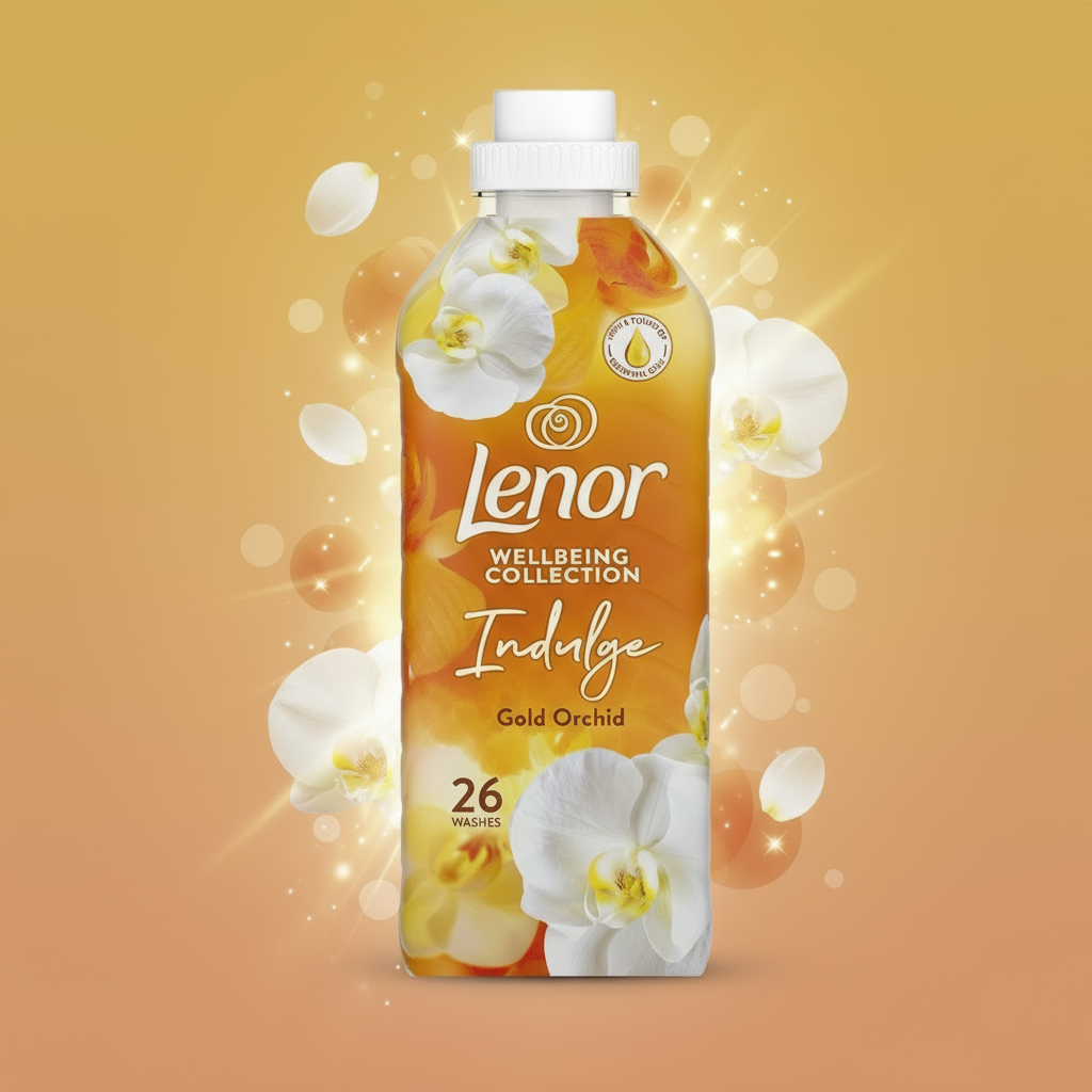LENOR FABRIC CONDITIONER GOLD ORCHID 26W 858ML