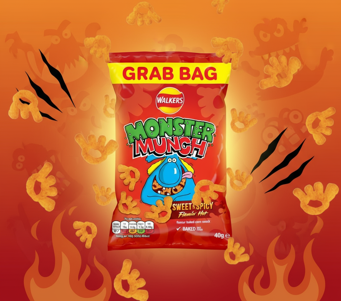 MONSTER MUNCH SWEET & SPICY 40GM