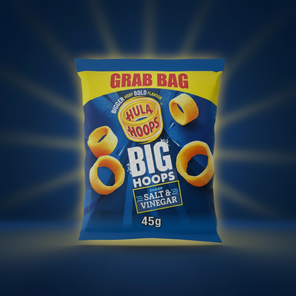 HULA HOOPS SALT & VINEGAR 70GM