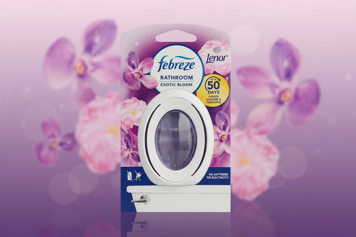 FEBREZE BATHROOM AIR FRESHENER EXOTIC BLOOM 7.5ML
