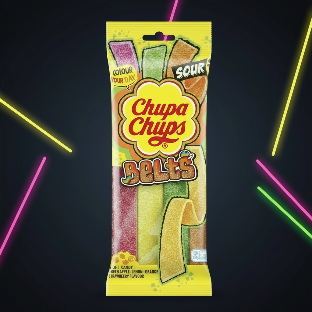 CHUPA CHUPS MIXED BELTS 90GM