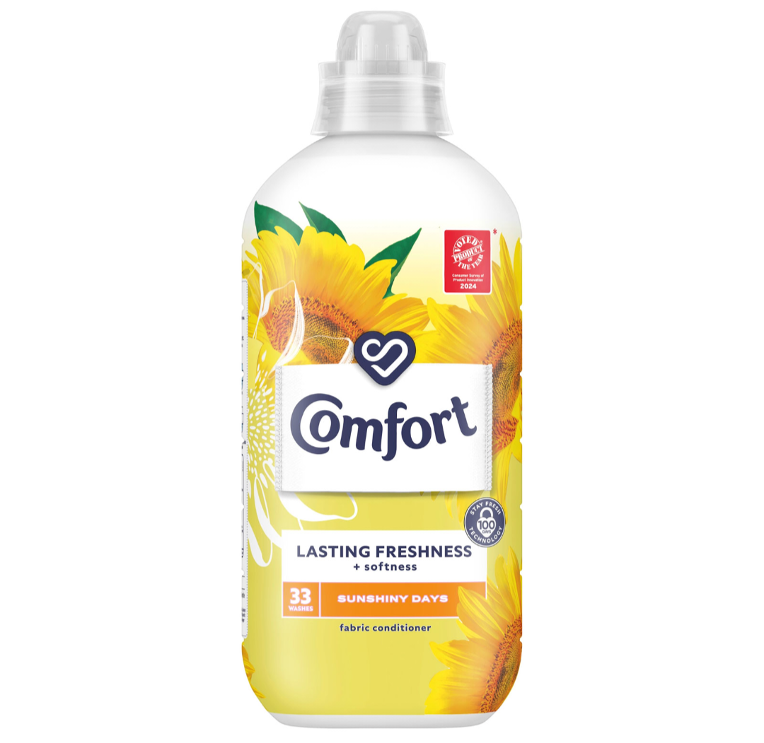 COMFORT FABRIC CONDITIONER SUNSHINY DAYS 33W 990ML