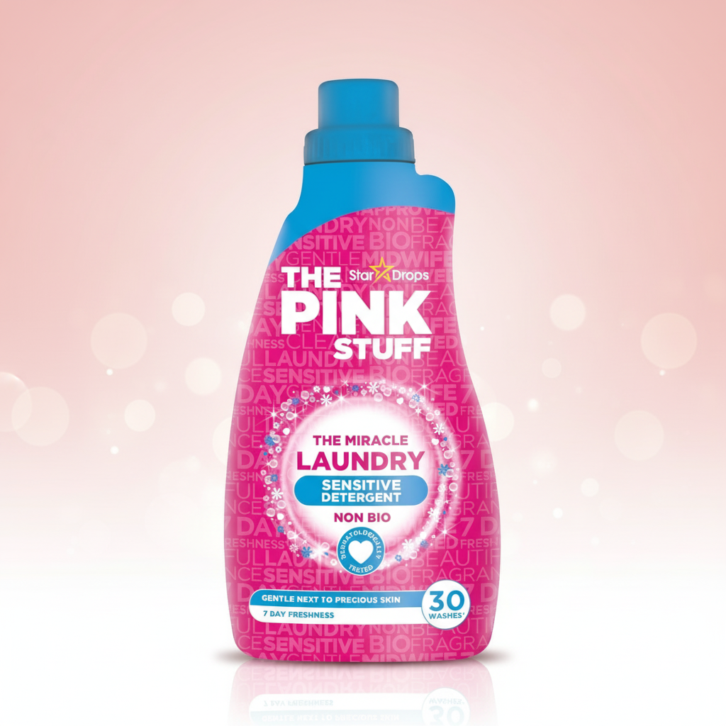 THE PINK STUFF SENS NON BIO LAUNDRY LIQUID 960ML