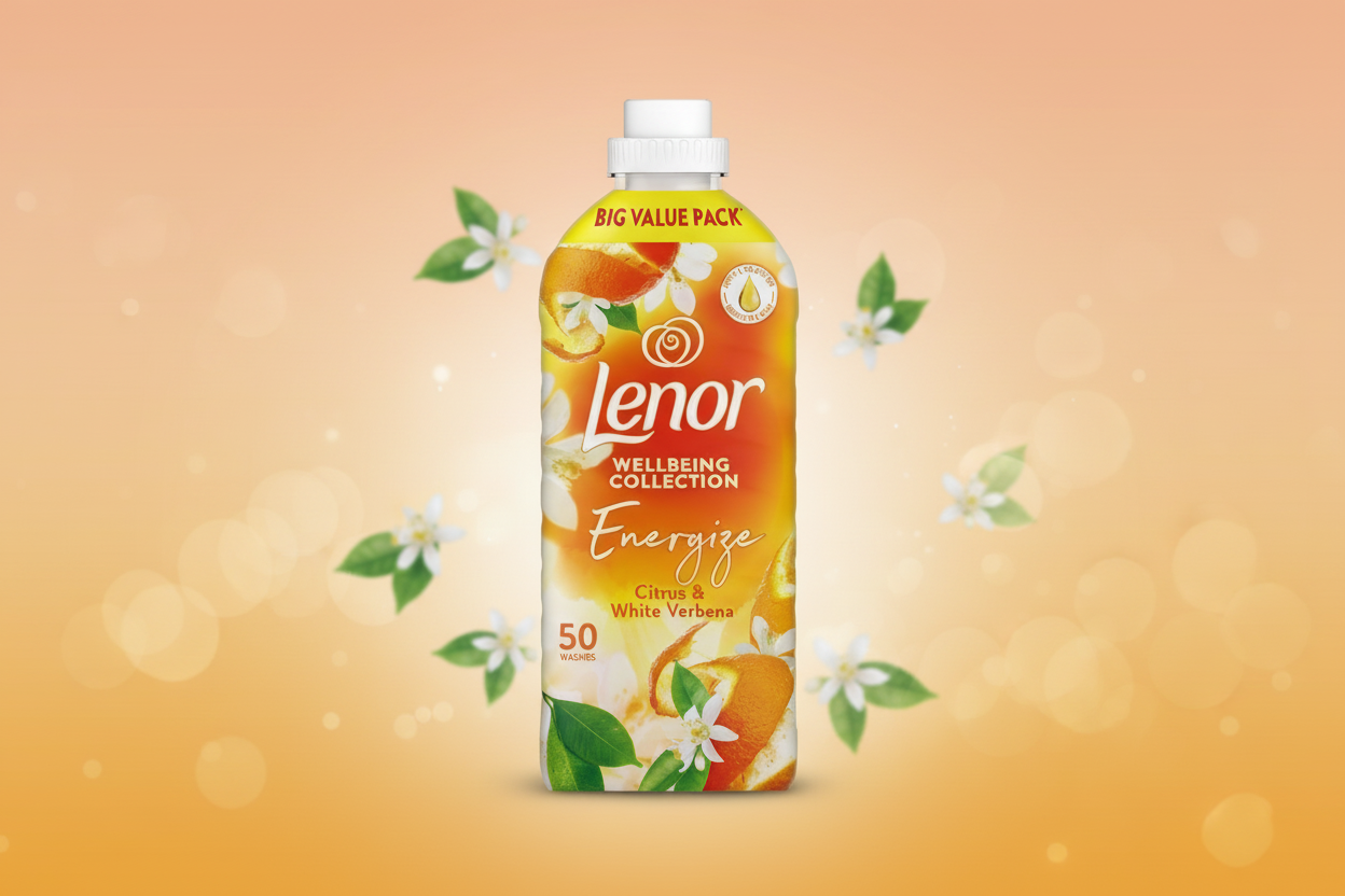 LENOR FABRIC CONDITIONER 50 WASH CITRUS & WHITE 1.65LTR