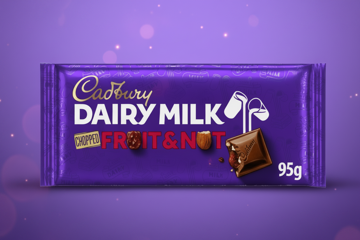 Cadbury Dairy Milk Fruit & Nut 95g | 100% Original, Imported from UK ๐ฌ๐ง