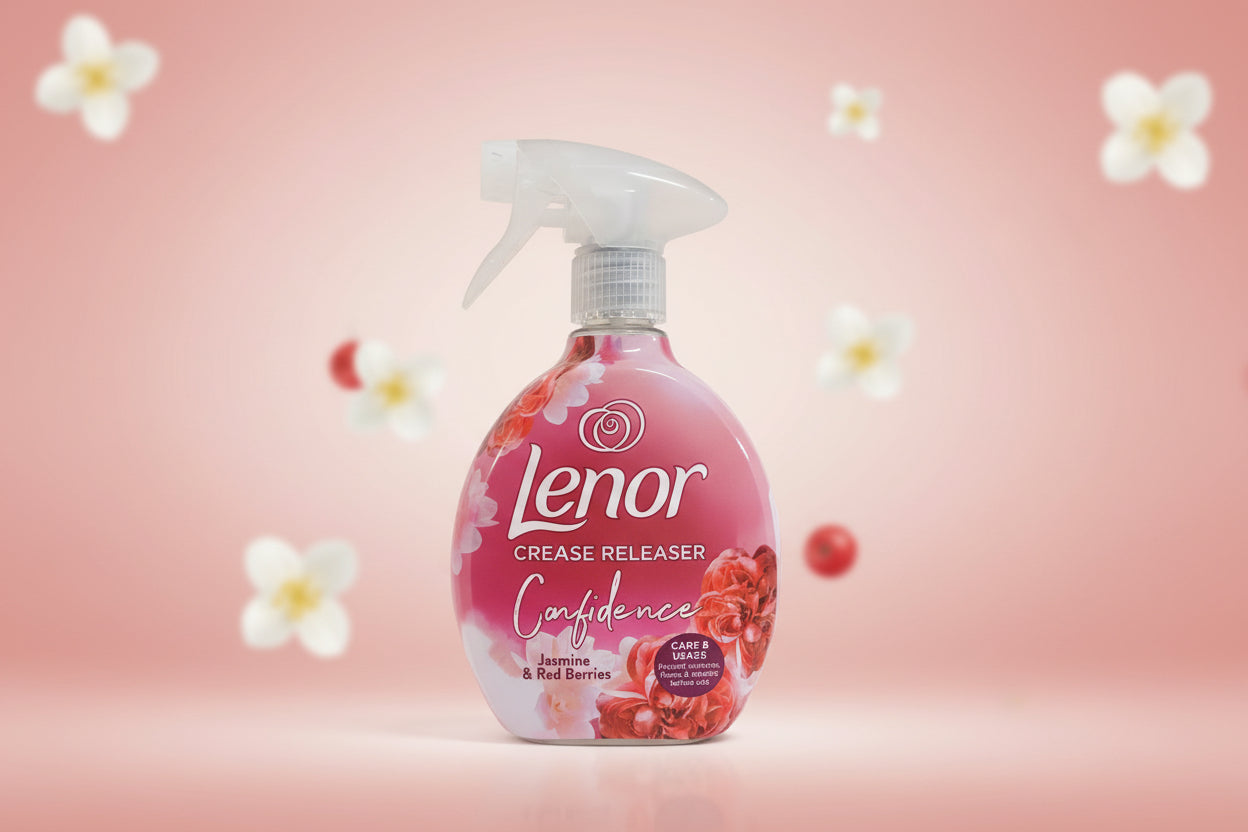 Lenor Crease Releaser Jasmine & Berries 500ML | Imported from UK ๐ฌ๐ง