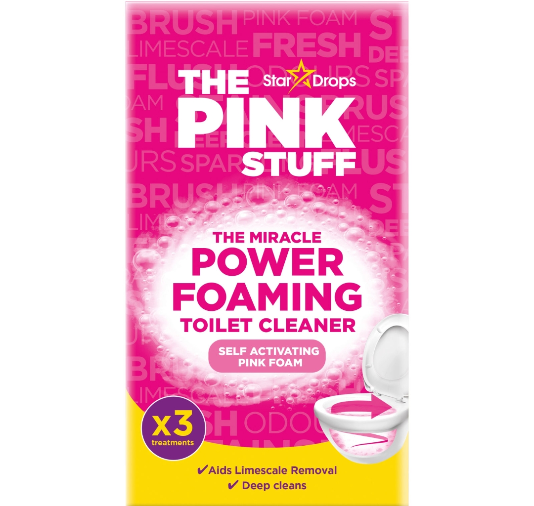 THE PINK STUFF MIRACLE FOAMING TOILET CLEANER 3PKT