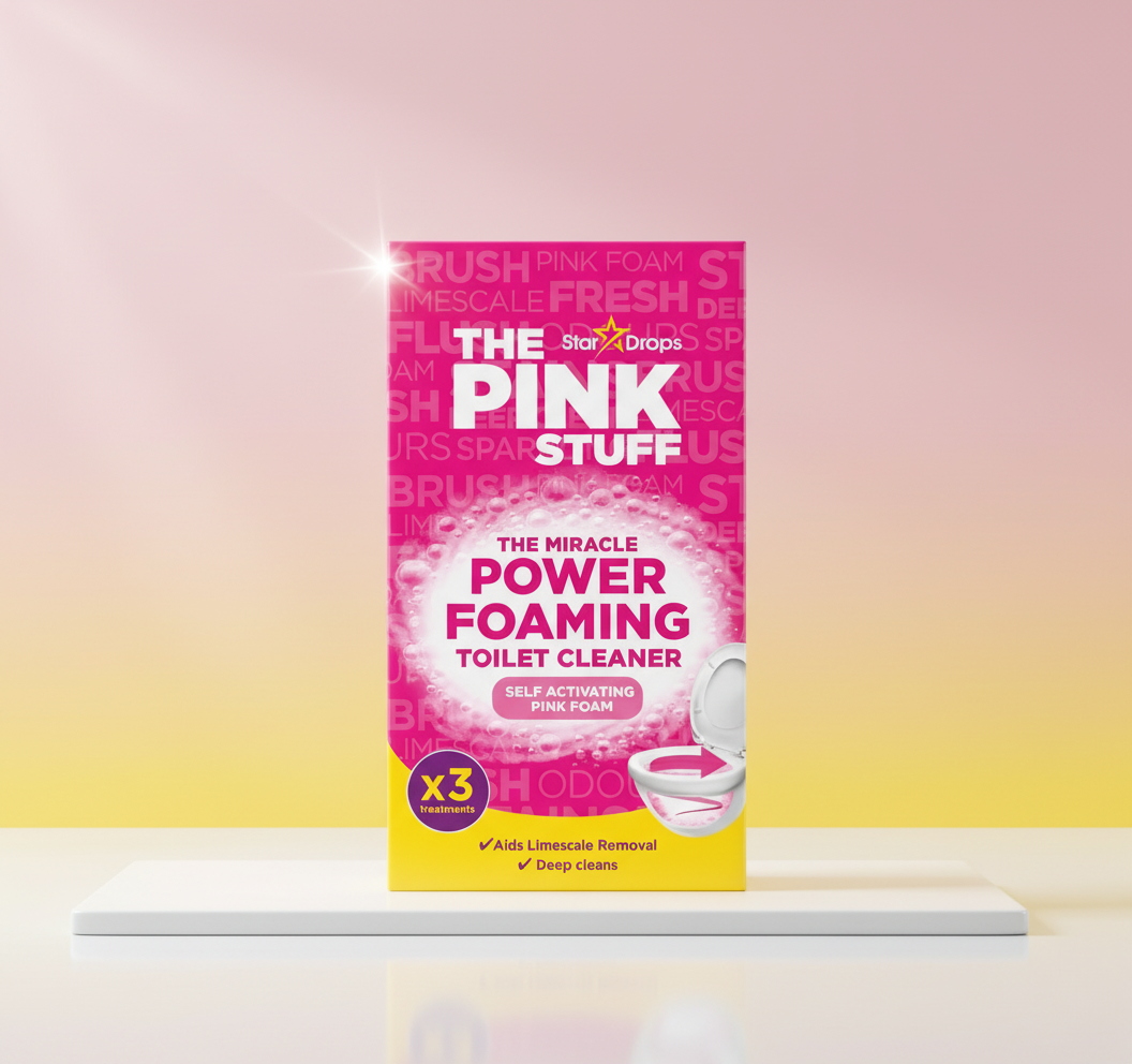 THE PINK STUFF MIRACLE FOAMING TOILET CLEANER 3PKT
